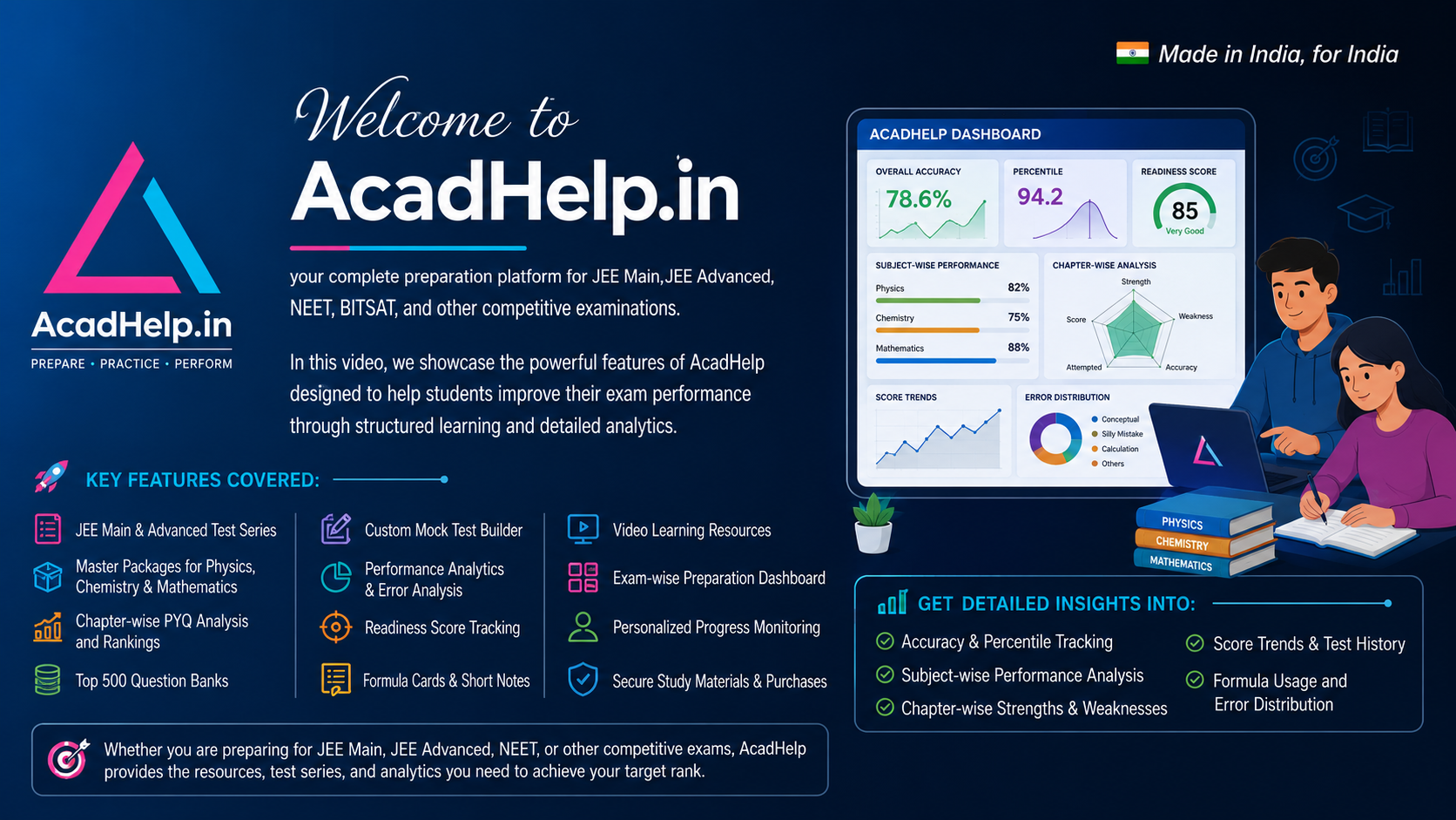 AcadHelp EdTech Platform