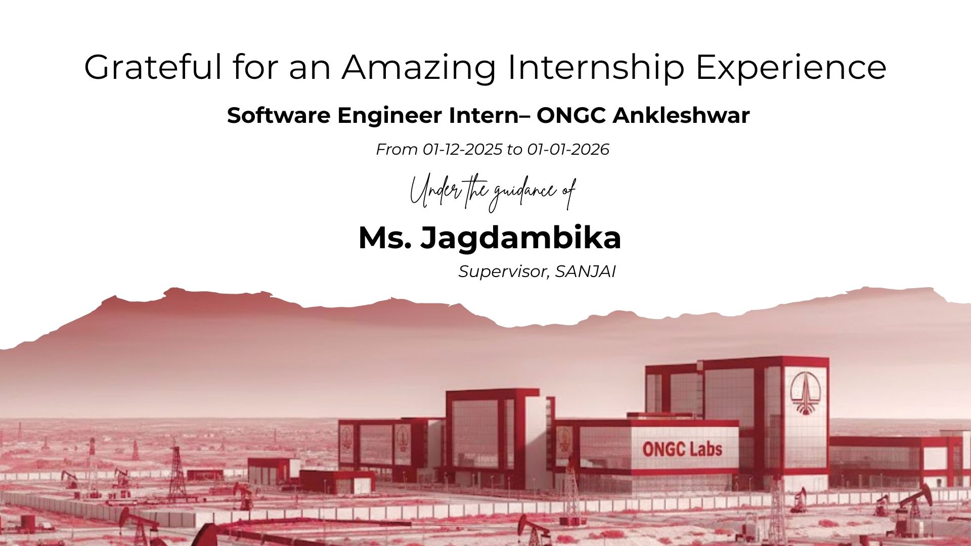 ONGC Internship